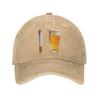 Funny Beer Cigarette Casual Baseball Cap Hunting Camping Trucker Hat Summer Sunscreen Unisex Unisex Trendy Snapback Cap
