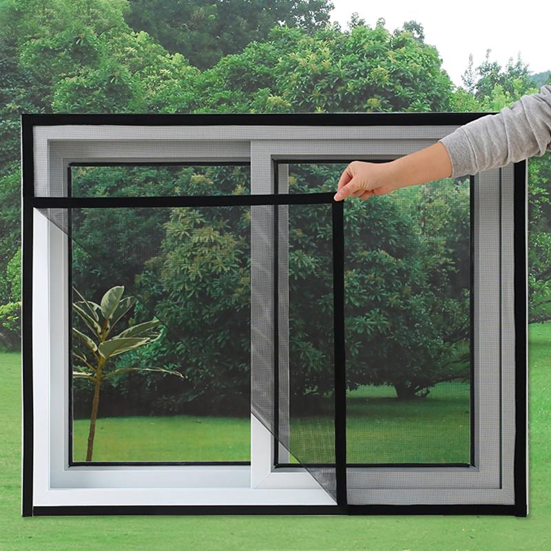 Mosquito Proof Gauze Net, Mosquito Net, Tulle, Insect-proof Curtain, Window Screen, self-adhesive,Summer, Doors, Custom Sizes