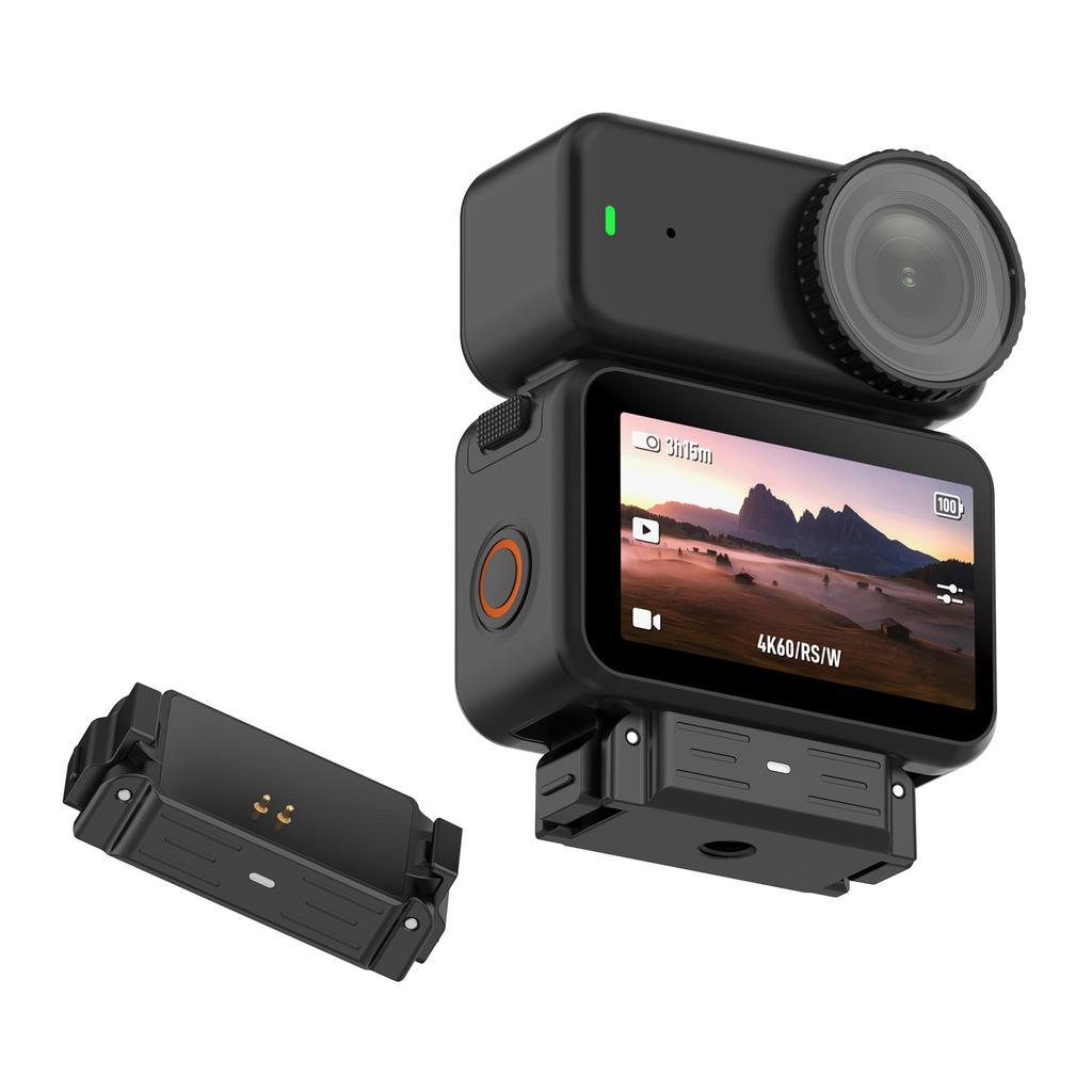 Magnetic Quick-Release Charging Adapter Base with 1/4 Screw Hole Camera Mount Adapter for DJI Osmo Nano Sport Camera Accessories