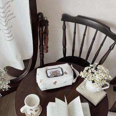 Cartoon Car Mounted Tissue Box Portable Modern Simplicity Wet Wipes Case Multifunctional Removable Removable Napkin Holder