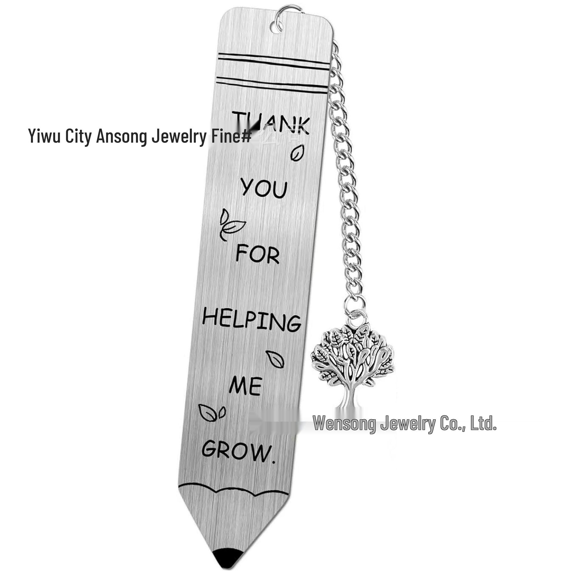 

Metal Bookmark & Pen Inspirational Teacher s Day Gift for Students 26*130MM