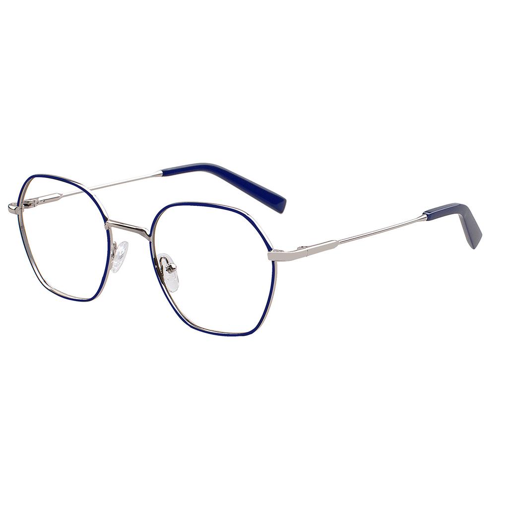 Ochelari pentru miopie, Ochelari metalici cu simț avansat, Rame de ochelari cu personalitate neregulată pentru față simplă, Oglindă decorativă pentru navetiști