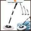 15° Curved Car Wash Brush with Long Handle Microfiber Cleaning Mop Telescopic Extension Pole for Caravan RV Truck Auto SUV