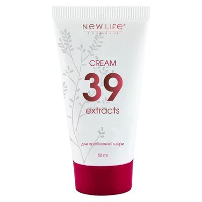 Cream For Problem Skin 39 Extracts New Life Eliminates Acne Relieves Inflammation