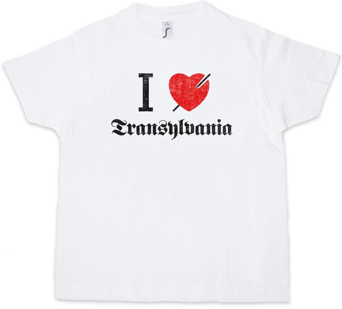 

I LOVE TRANSYLVANIA Kids Boys T-Shirt Romania Fun Vampire Silence Mayhem- 120