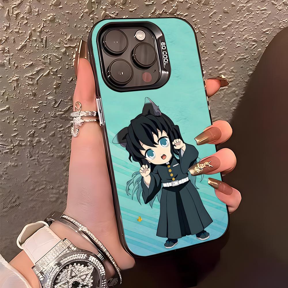 M-Muichiro T-Tokito Phone Case For IPhone17 Air 16 15 14 Plus 13 12 11 Pro XS Max Silver Black Bumper Case