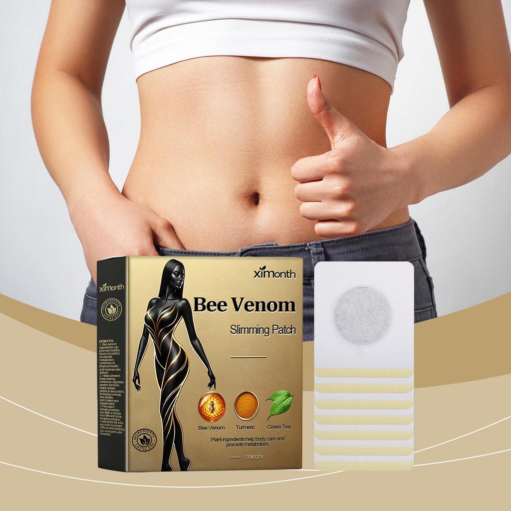 XIMONTH Bee Venom Body Contouring Patch Shape and Firm Body Skin Belly Belly Fat Worshipper Slimming Light Body Patch
