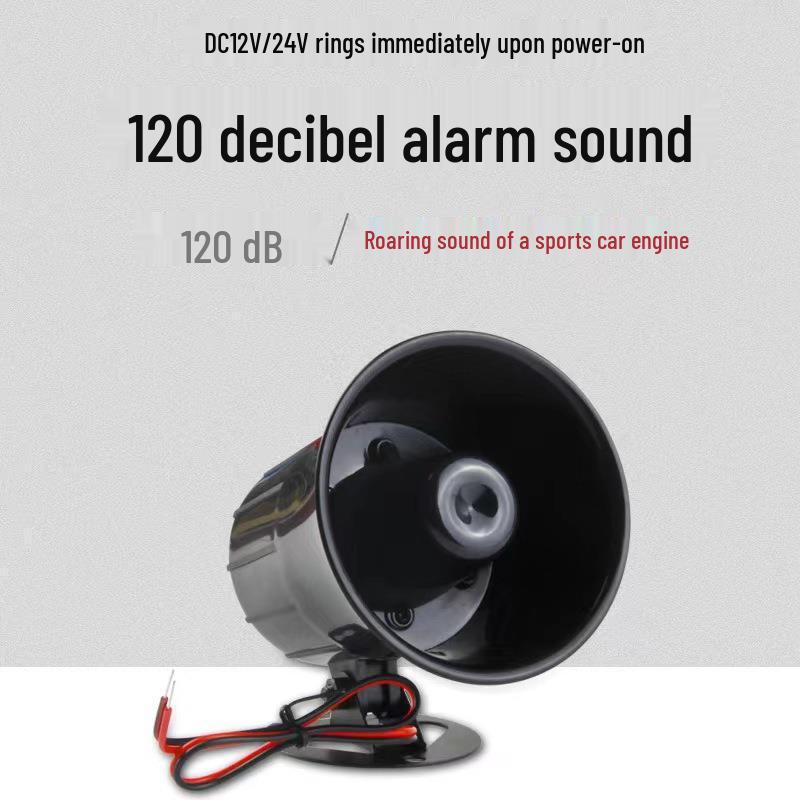 ES-626 High-Decibel Alarm Horn for Engineering Vehicles, DC12V Power Supply Alarm Sound with 12V DC Power