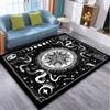 Grams Per Flat Crystal Velvet Home Outdoor Carpet Gothic Snake Moon Star Pattern Door Mat Rug Living Room Bedroom Play Kitchen Bathroom