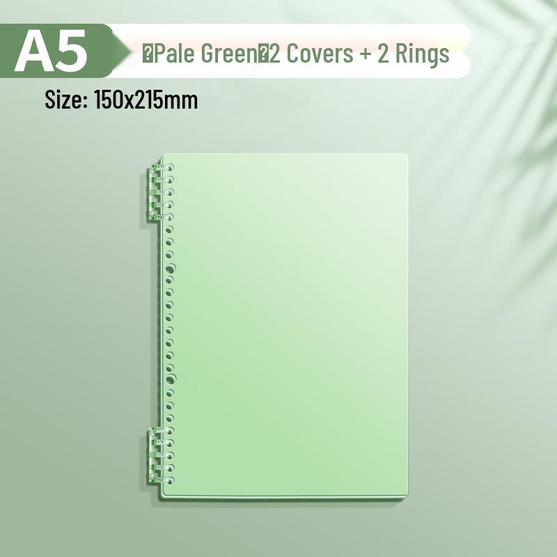A4 Soft Cover Loose-Leaf Binder, B5 Ring Clip, Coil Binding, Hole-Punched, Notebook Shell (Ring Clips Sold Separately)