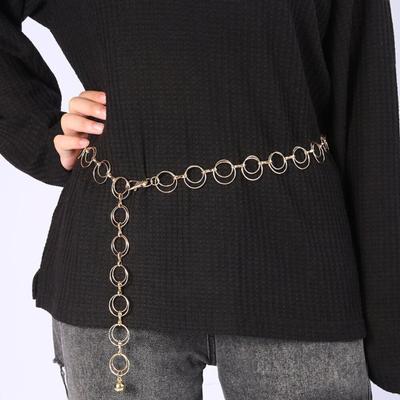 Stilvolle Ring-Taillenkette, verstellbar, glatt, dekorativ