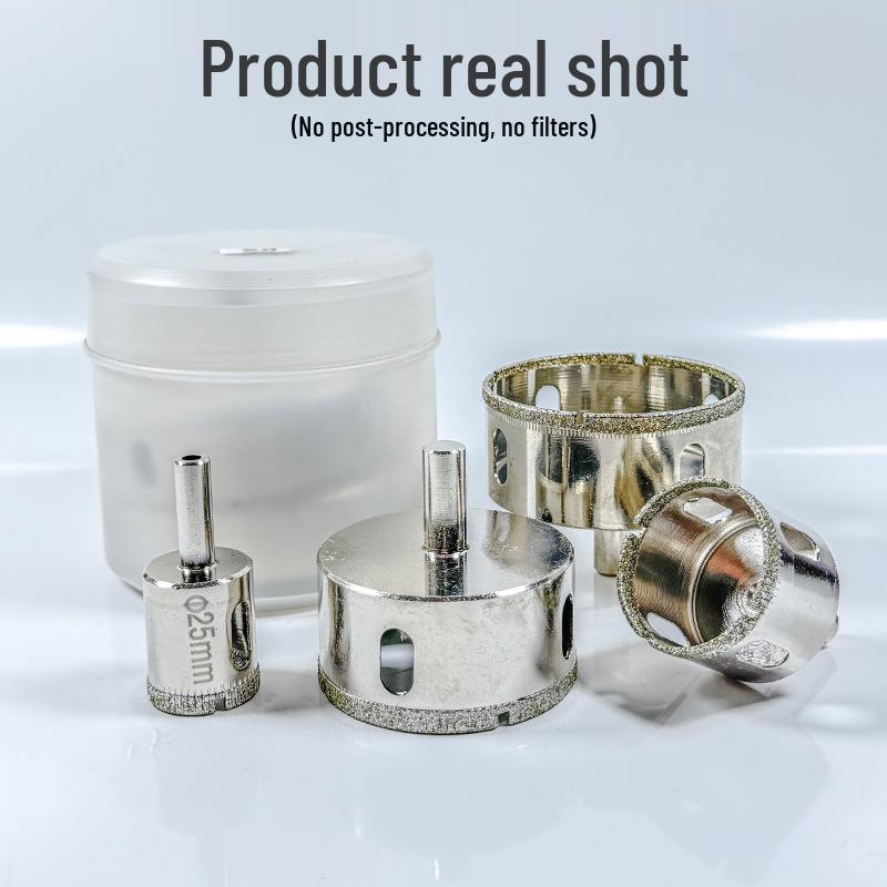 Diamant-Sandglas- und Fliesenbohrer für Marmor, Achat, Keramik, Abrunden und Lochen