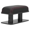 Car Adjustable Armrest Left Elbow Support Bracket Pad AntiFatigue AntiSlip Automobile Inside Modification(Black  Red Edge )