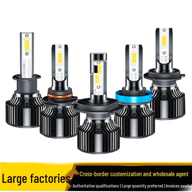 F3COB LED Car Headlight: H1 H4 H7 H11 9005 Bulb