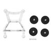 Satellite Car Roof Mount Quick Release Satellite Strong Magnetic Car Roof Rack Replacement for Mini White