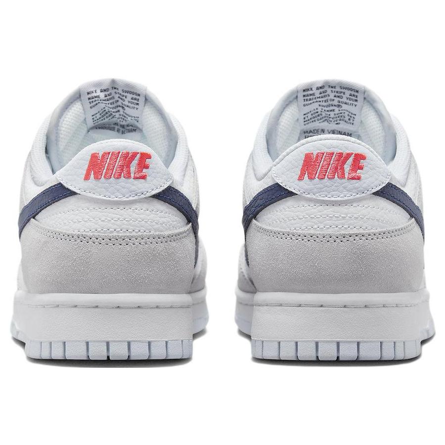 Nike Dunk Low White Grey Navy Aqua Mini Swoosh Sneakers Skate Shoes FJ4227-001