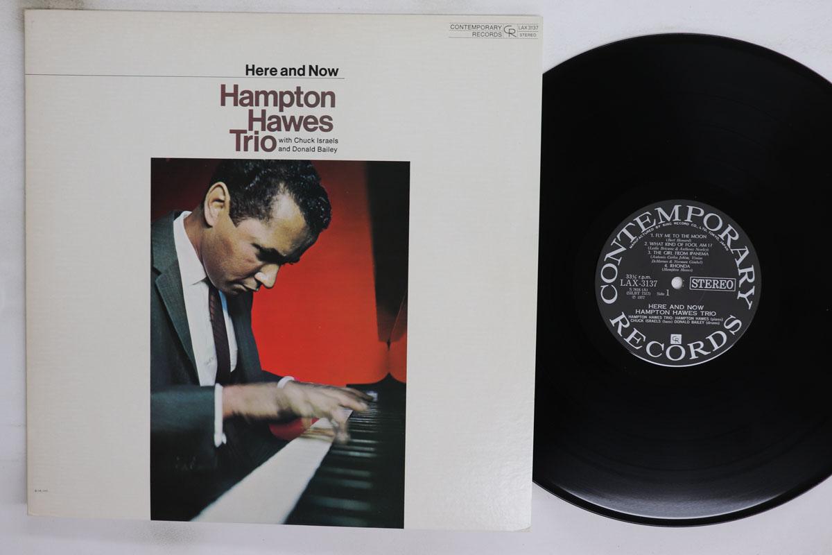 

LP Record HAMPTON HAWES TRIO Here And Now LAX3137 CONTEMPORARY 1977 Japan Jazz Used