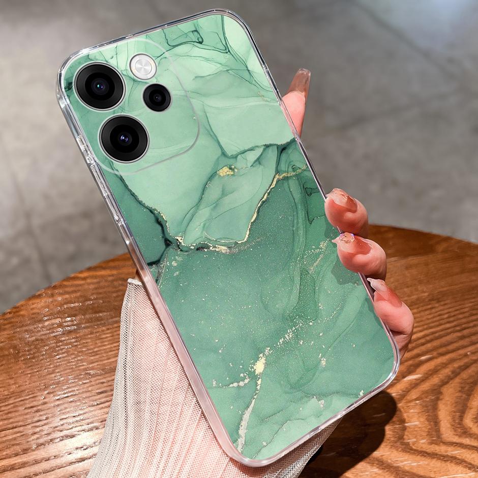 For OPPO Reno 15F 15 Pro Cases Brilliant Flower Kitten Fall Prevention Portable Clear Back Cover For reno15pro reno15f Funda