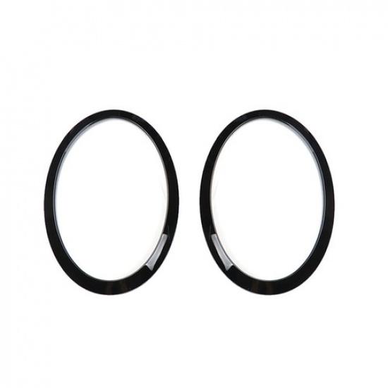 Headlight Trim Ring Left+Right For Mini Cooper F55 F56 F57 2014- Black