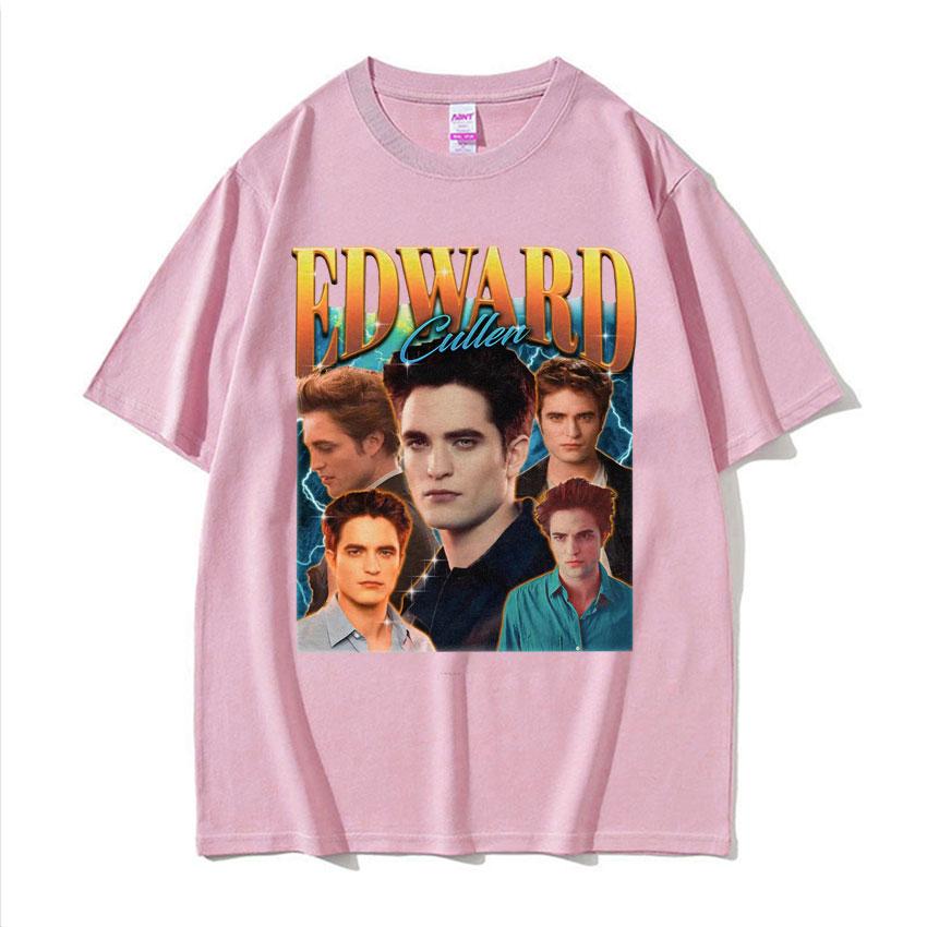 Edward Cullen Retro 90s Graphic T Shirt Twilight Movie Classic Short Sleeve T Shirts Unisex Women Fashion Gothic Streetwear Tshirt