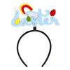 2Pcs Happy Easter Hair Hoop Bunny Carrot Eggs Chick Headband Party Prop