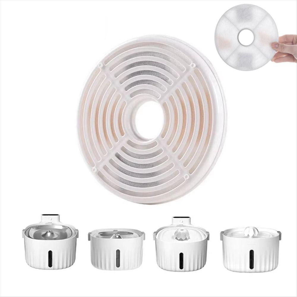 2Pcs 10L Capacity Pet Automatic Dispenser Carbon Filter Drinking Fountain Filter Replacement  Indoor