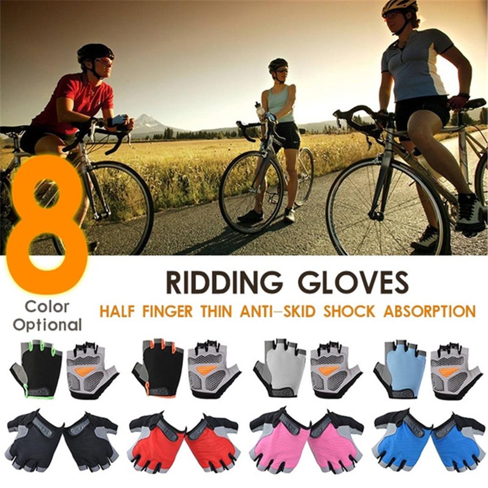 

Equipment Mountain Bike MTB Outdoor Cycling Gloves Bodybuilding Riding Gloves Bicycle Gloves L помаранчевий