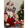Father Christmas On Reindeer Figurine