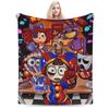 Anime The Amazing Digital Circus Blanket Travel Flannel Throw Blanket For Couch Chair Sofa Bed Super Soft Bedspread Gift