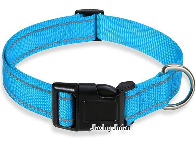 

Светоотражающий ошейник для домашних животных: Регулируемый, конструкция против удушья и разрыва для крупных собак и кошек с поводком. Medium (35-45CM) небесно-голубой