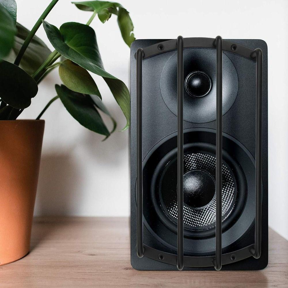 Rounded Edges Car Speaker Cover 4 Bars Car Subwoofer Bar Guard Audio Speaker Protector Auto Car