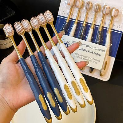 Wide Head Dense Silk Soft Toothbrush Adult Soft Fur High-density Household Deep Cleaning Mouth