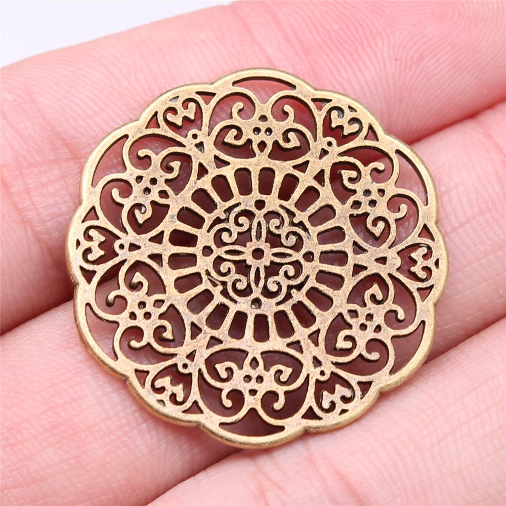10pcs DIY Handmade Craft Pendant Motif Flower Earring Connector Necklace Bracelet Making Findings