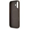 Guess 4G Printed Stripes MagSafe case for iPhone 17 brown