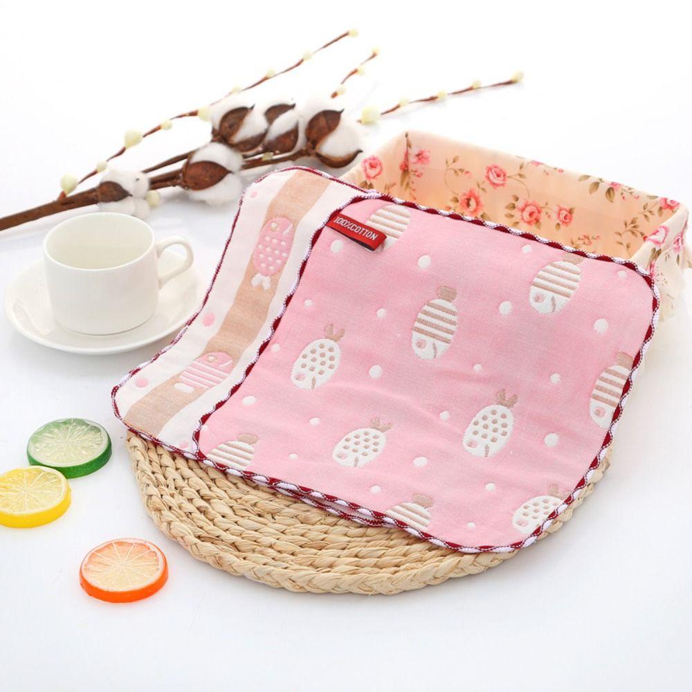 Feeding Burp Cloths Baby Face Towel Pure Cotton Children's Absorbent Handkerchief Baby Bath Towel