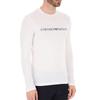 Emporio Armani Letter Logo Printed Casual Crew Neck Long Sleeve T-Shirt Men tops White 8N1TN8-1JPZZ-0146