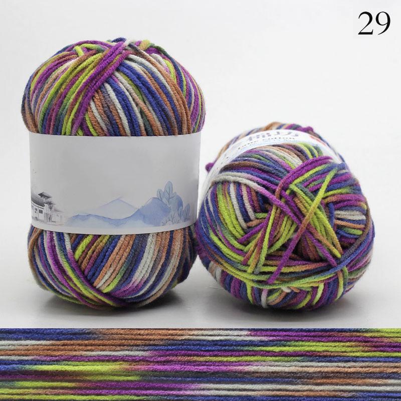 Buy 1Roll Fashion Yarn Accessories Wool Cotton Needlework Soft DIY High