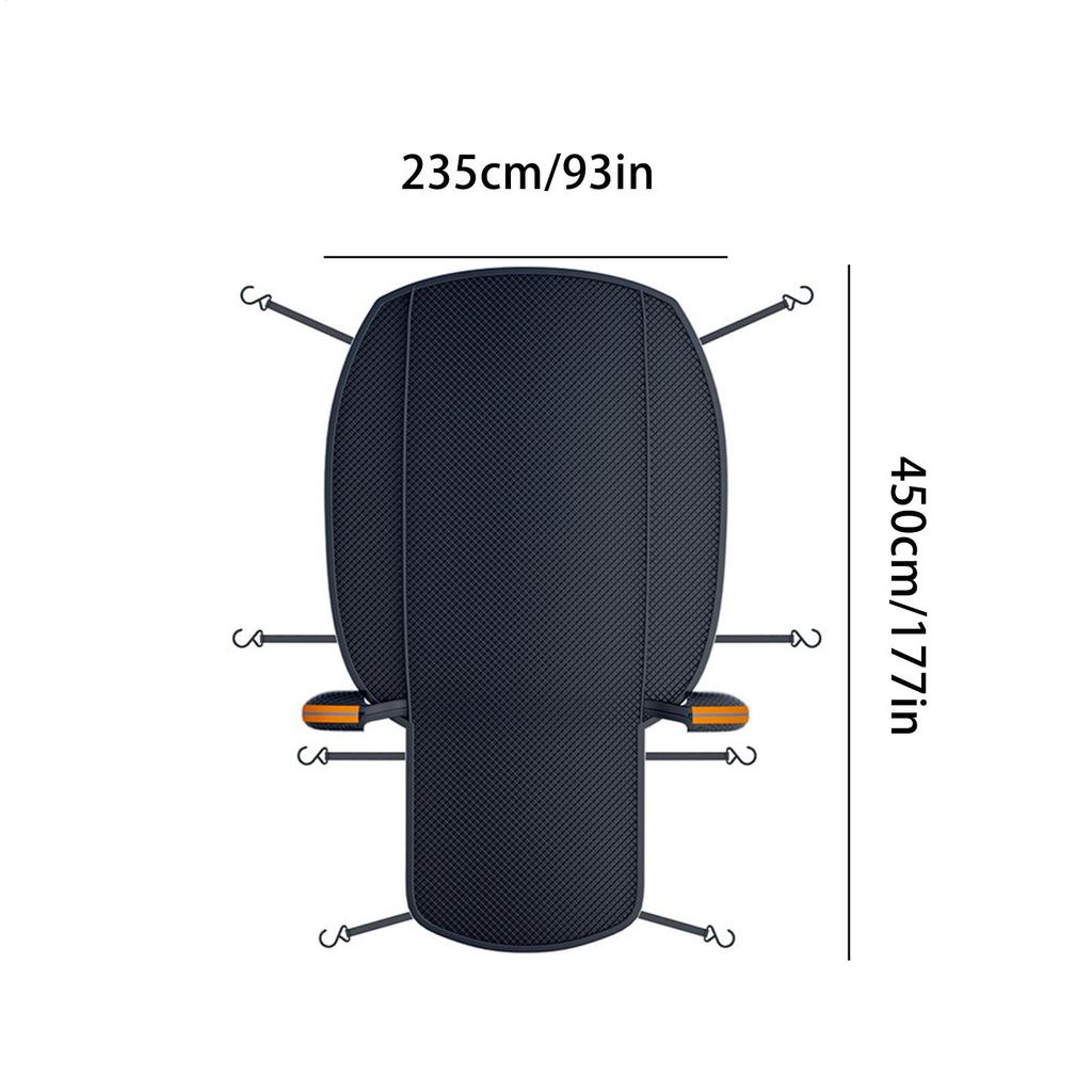 Windshield Snow Cover Windshield Snow Cover Thickened Oxford Cloth Anti-snow Anti-freezing Car Cover With Reflective Strip