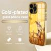 Mushoku Tensei Phone Case For iPhone17 16 16e 15 14 13 12Plus Mini Pro Max Electroplated glass Phone Case