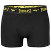 EVERLAST Erkek Boxer Şort 4 Adet Pamuklu Külot Siyah Renk Logo