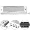 Chromatic Harmonica C Key 12 Hole 48 Tone Stainless Steel Professional Playing Mouth Organ