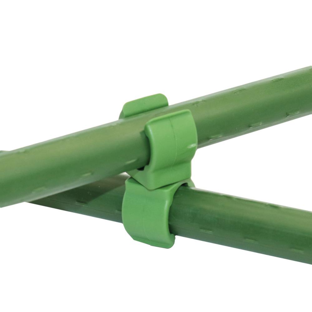 20Pcs Plant Support Fixed Cross Clip Garden Climbing Rattan Stent Accessories 360 Degree Adjustable Fastener Plant Stakes Tool