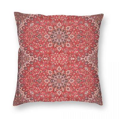 Vintage Antique Persian Rug Oriental Rug Pillowcase Printing Fabric Cushion Cover Decoration Throw Pillow Case Cover Home X