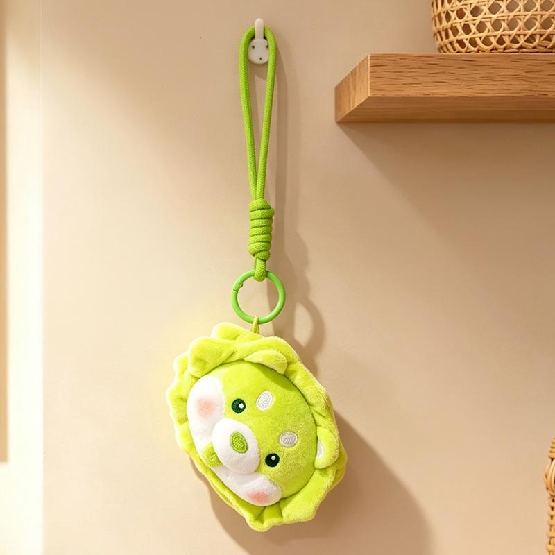 1214Cm Cute Vegetable Fairy Cabbage Dog Plush Toy Soft Stuffed Doll Keychain Pendant Fluffy Animal Birthday Gift Kids Boy Girls