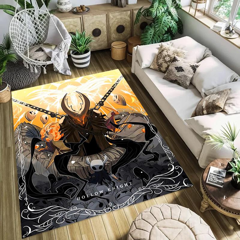 Hollow Knight: Last Contender Carpet Printing Home Decor Protective Pad Office Chair Cushion Bathroom Mat