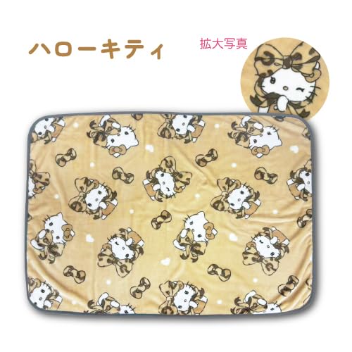 Hatayama Shoji Sanrio Flannel Throw, 70x100cm, Hello Kitty, Approx. H70xW100cm, 66203211