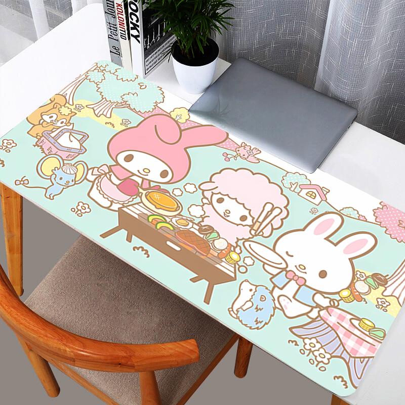 My Melody Large Mouse Pad durable max Office Computer Desk Mat Table Keyboard Laptop Carpet Accessories Gaming Mousepad