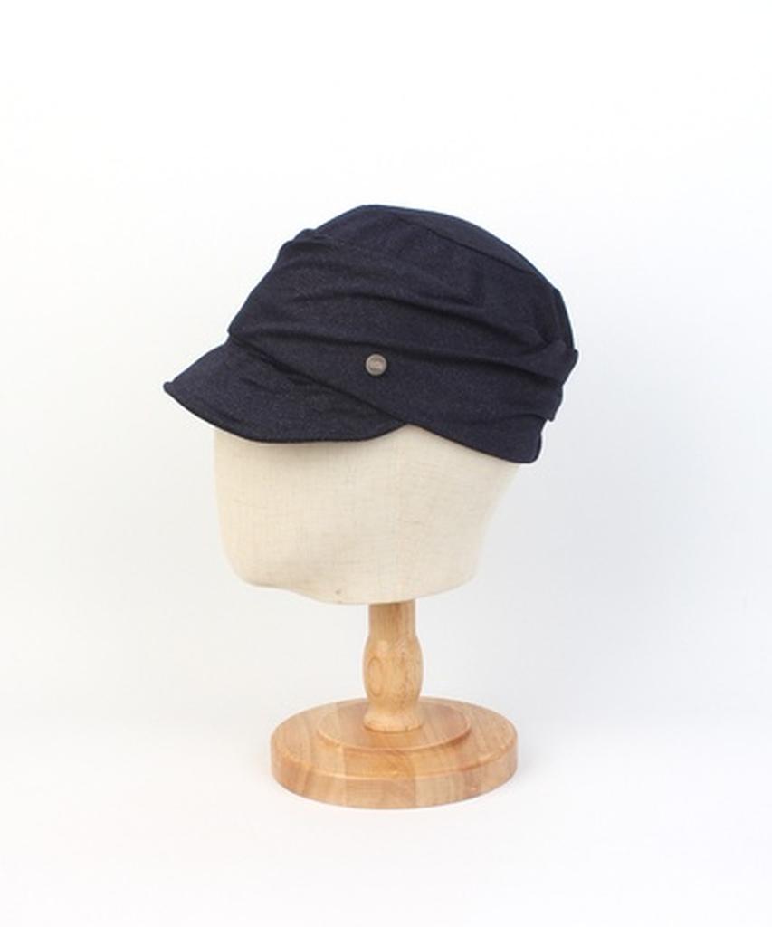 Yunibeosyeolkemiseuteuli Wire Wrinkle Poly Navy Marine Cap