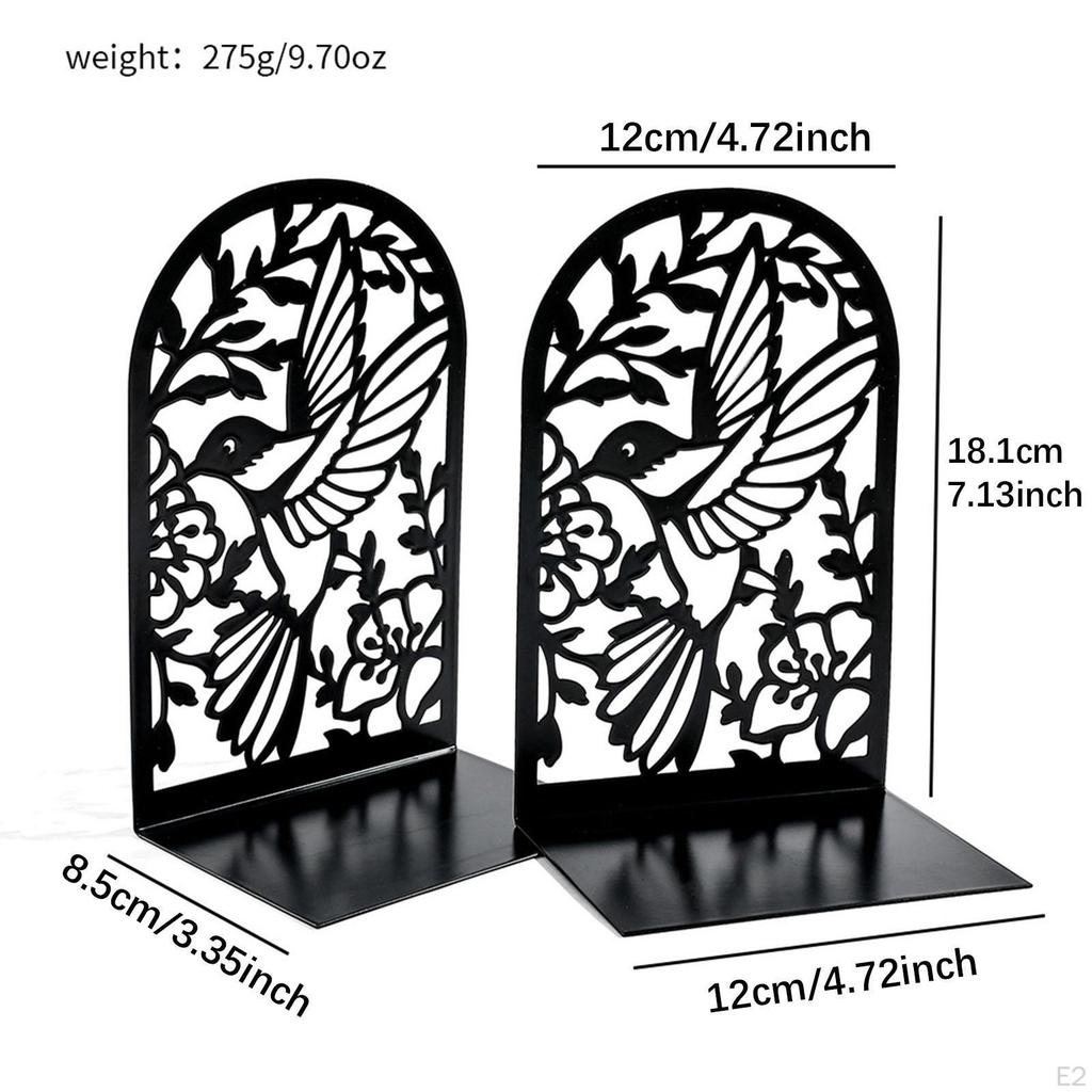 Bookends As Decorative Support for Bookshelves