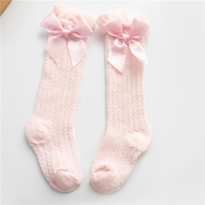 Girl Long Tube Socks Princess Children's Knee High-quality Warm Dance Cute New Bow Long Socks High Quality Kids Socks